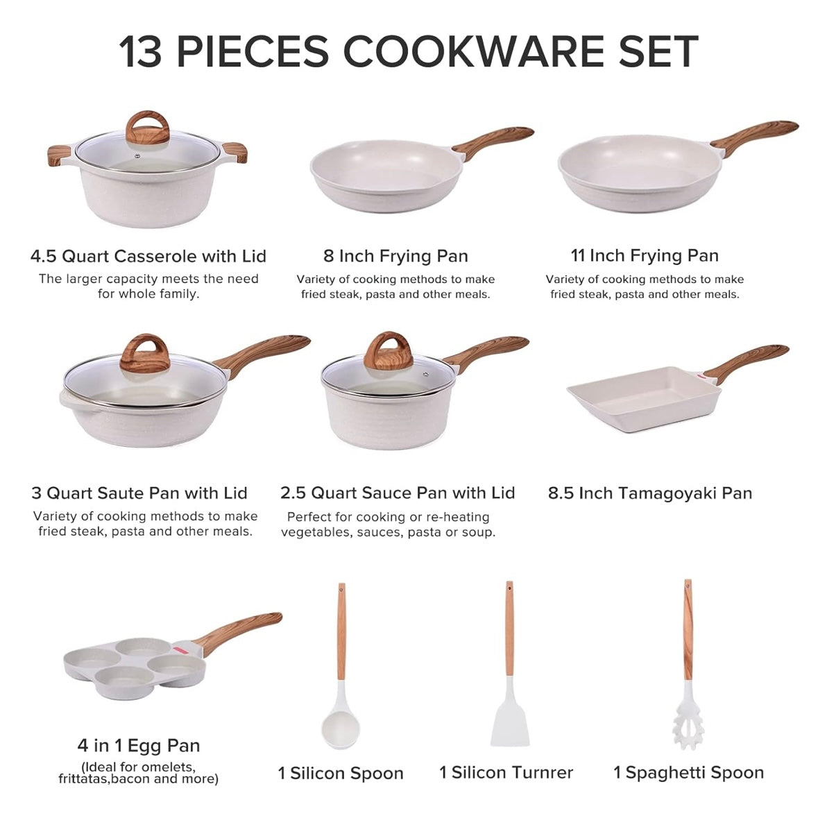 LuxeLeaf™ Complete Cookware Set