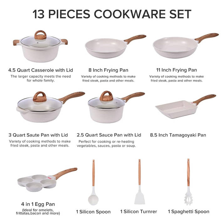 LuxeLeaf™ Complete Cookware Set